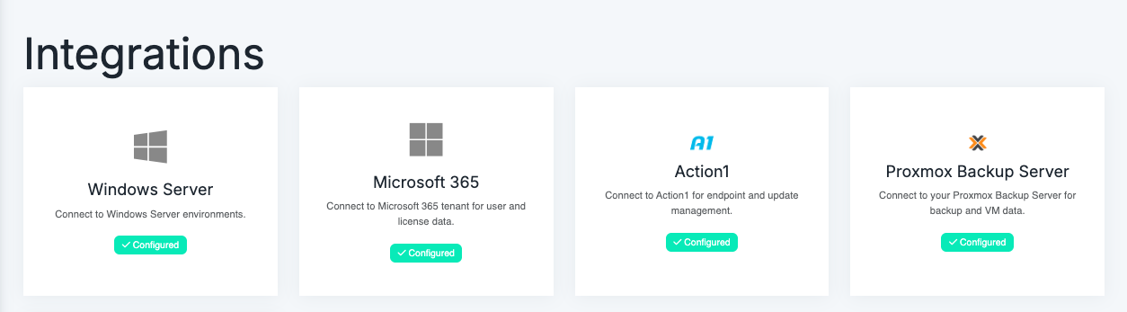 Sonny Insights integrations